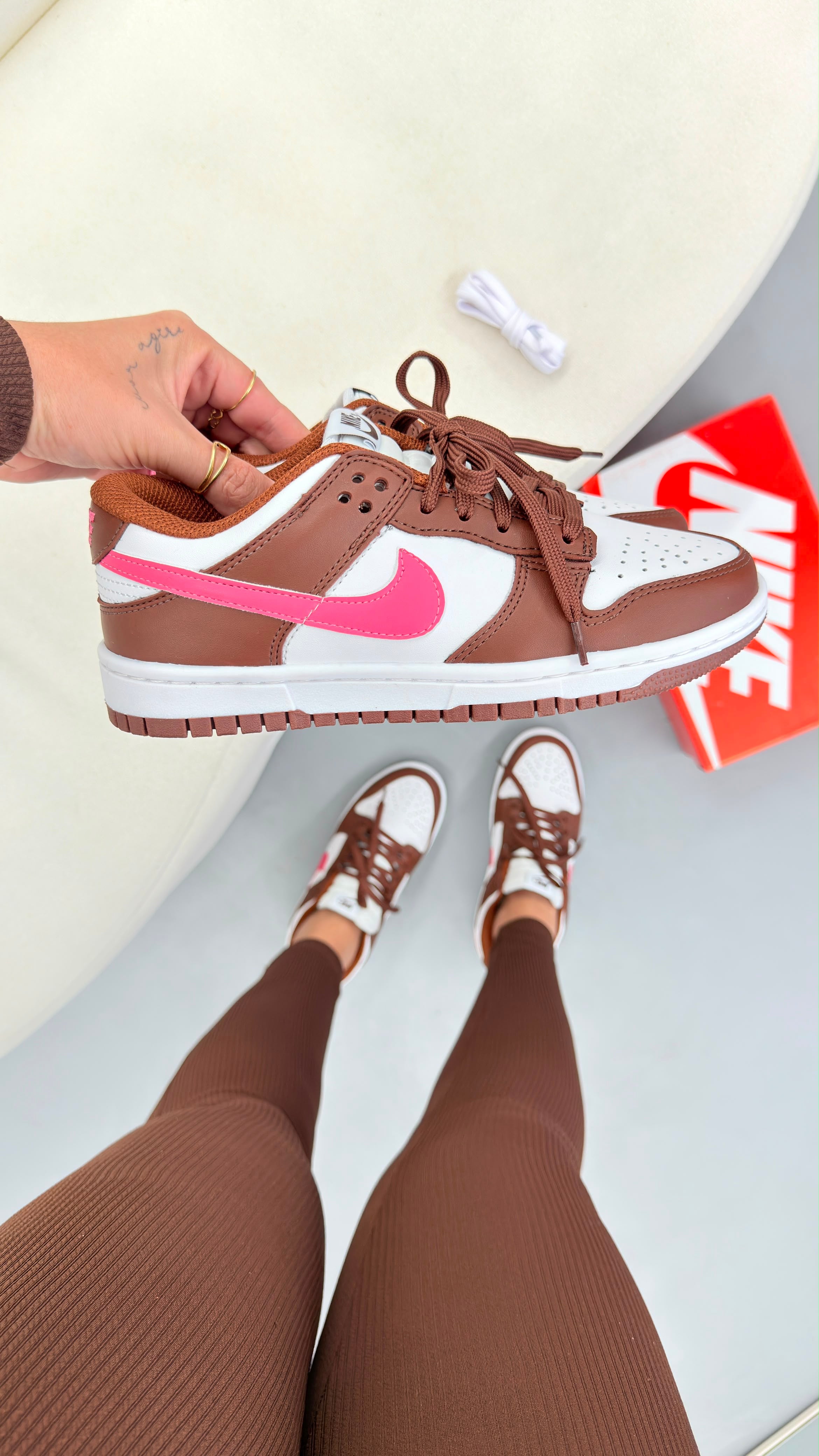 Nike Dunk Low - Pink/Marrom