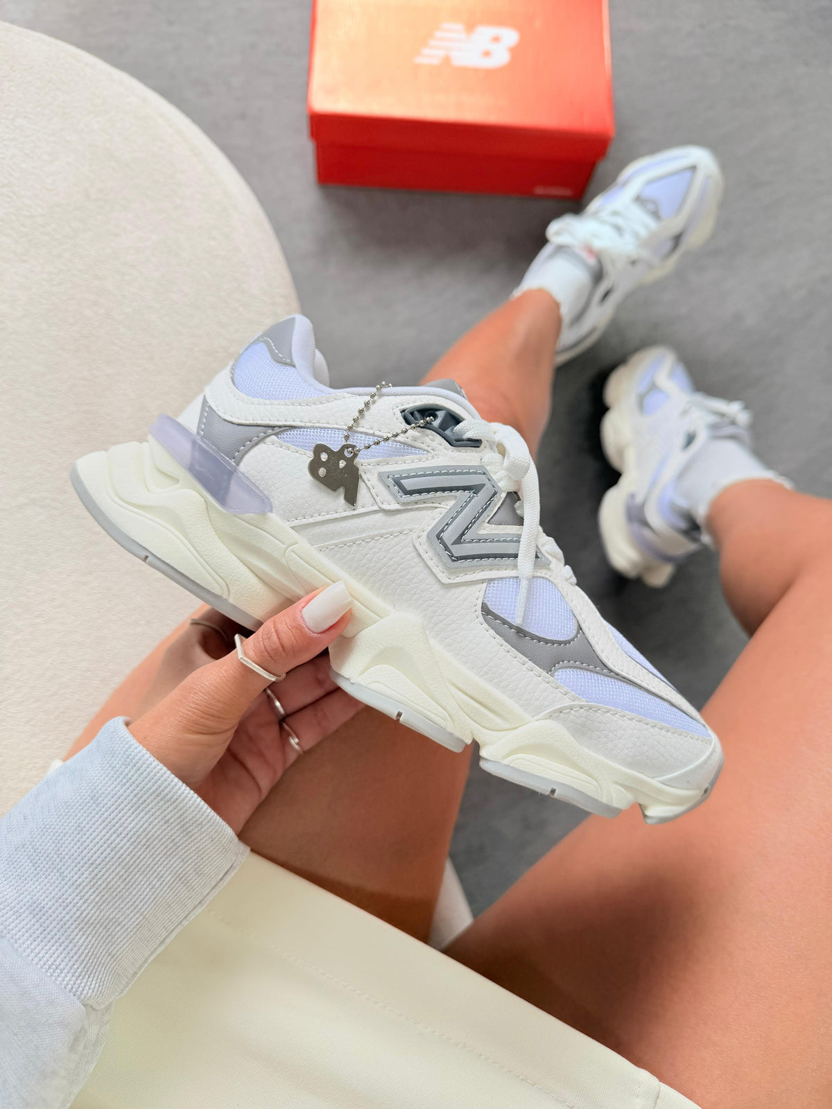 New Balance 9060 Nacional - Branco/cinza