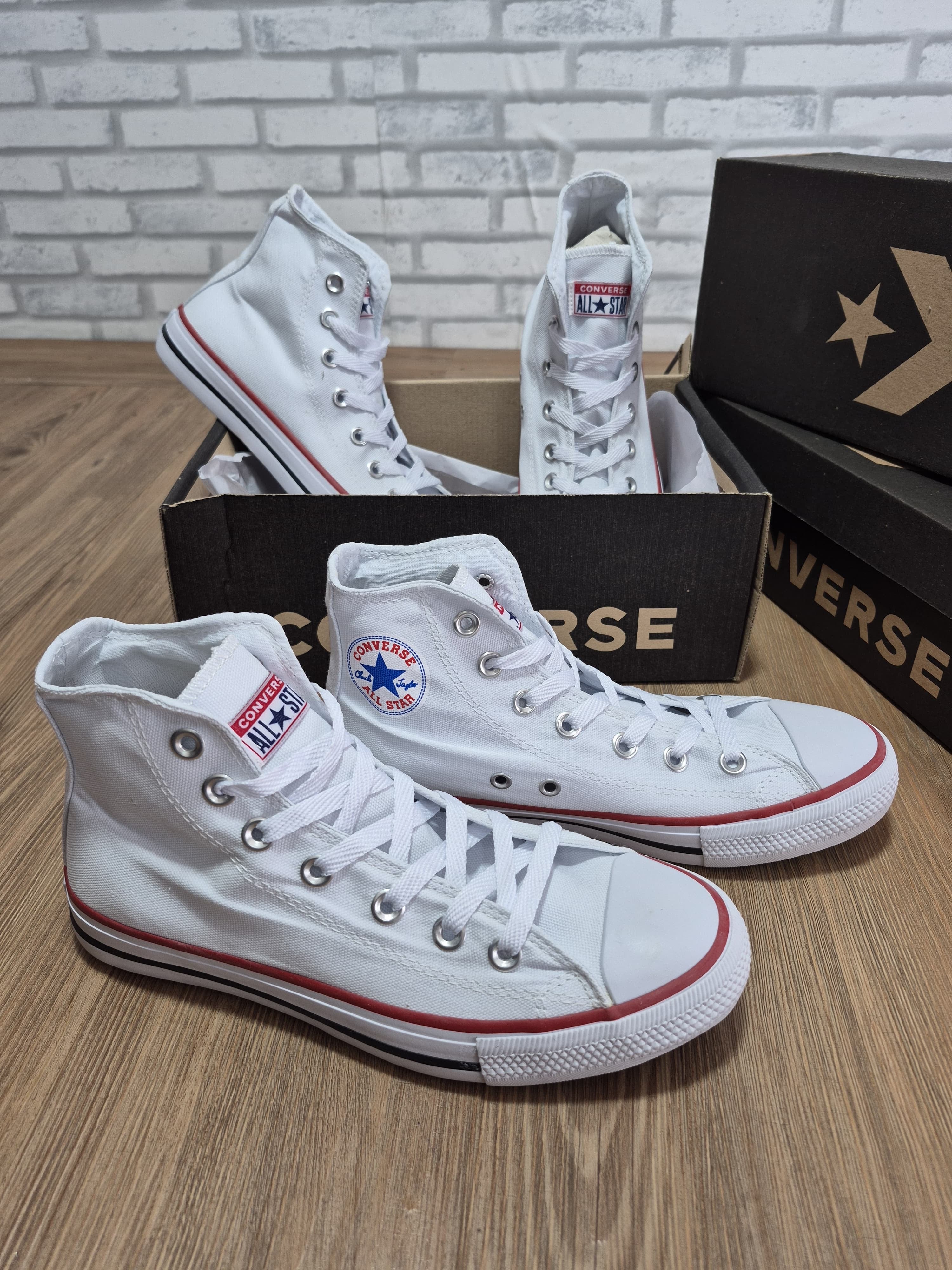 All star botinha lona Branco