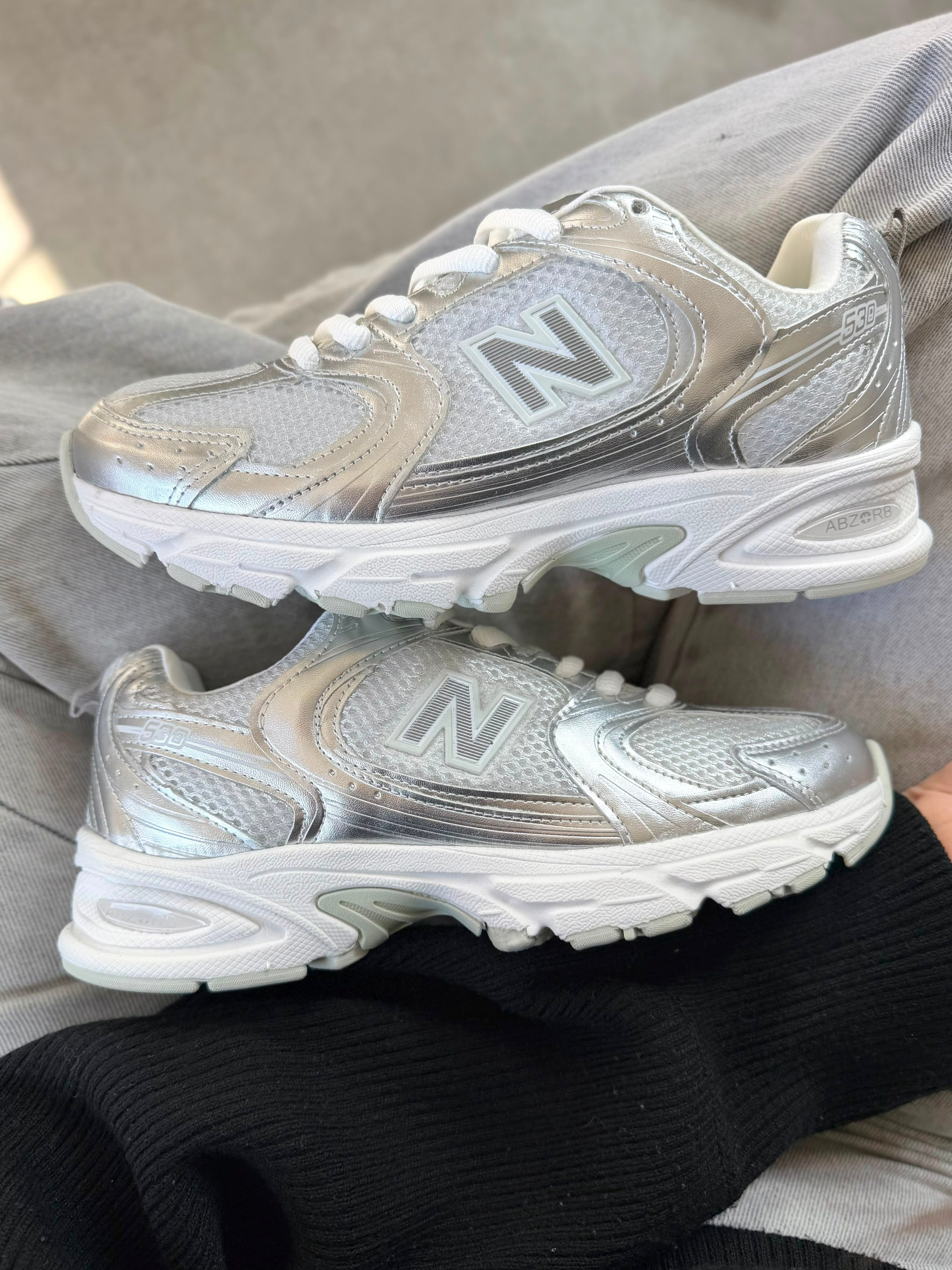 New balance 530 importado - Prata