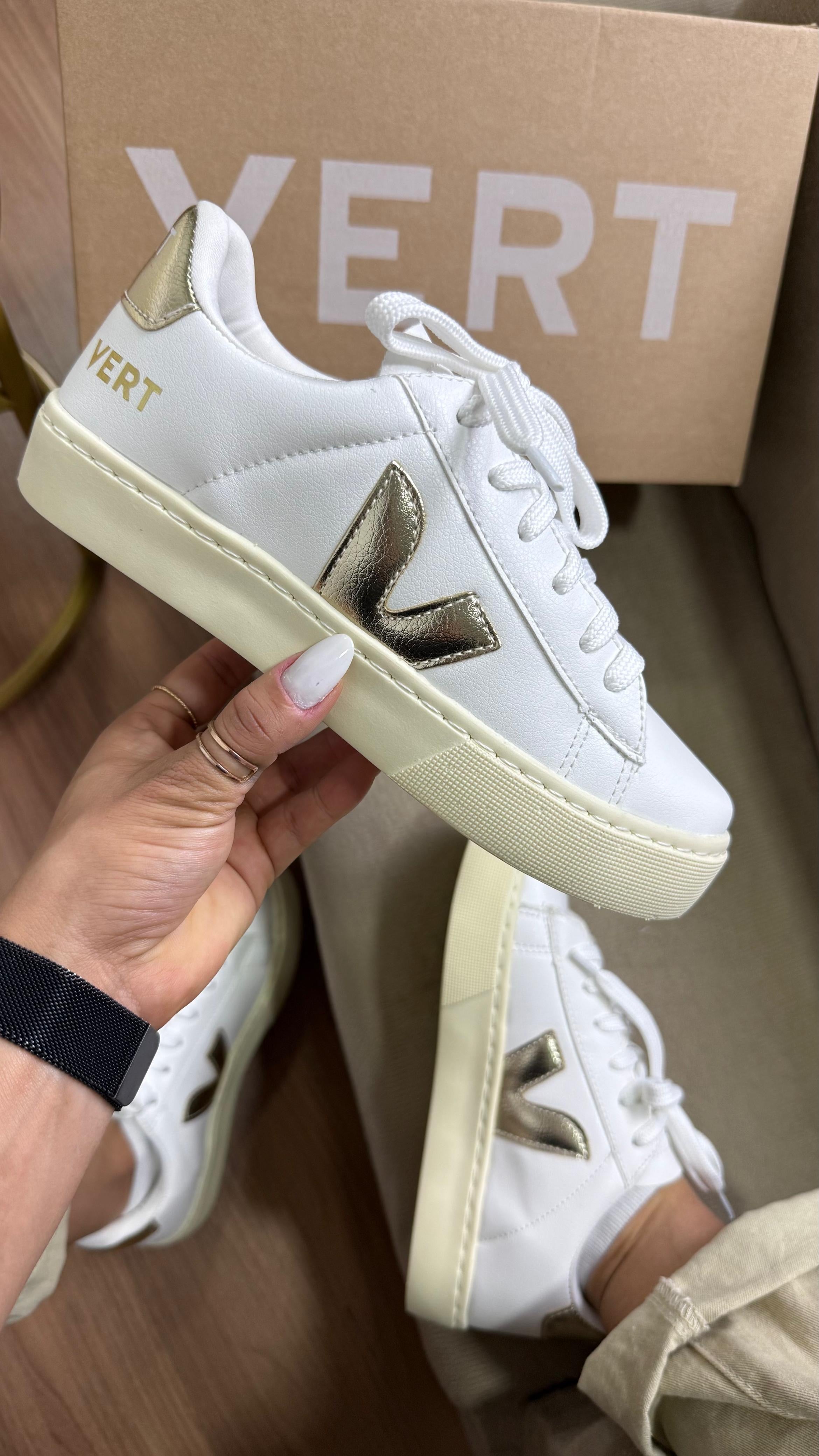 Vert couro - Cadarço