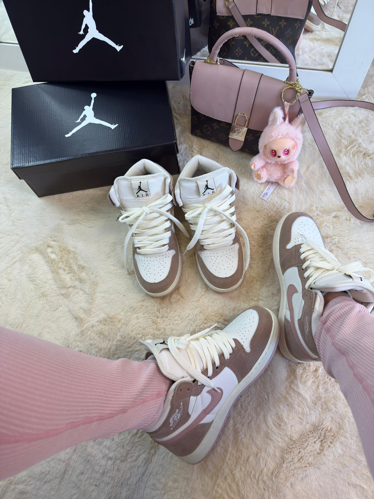 Nike Bota Jordan - OFF/Bege