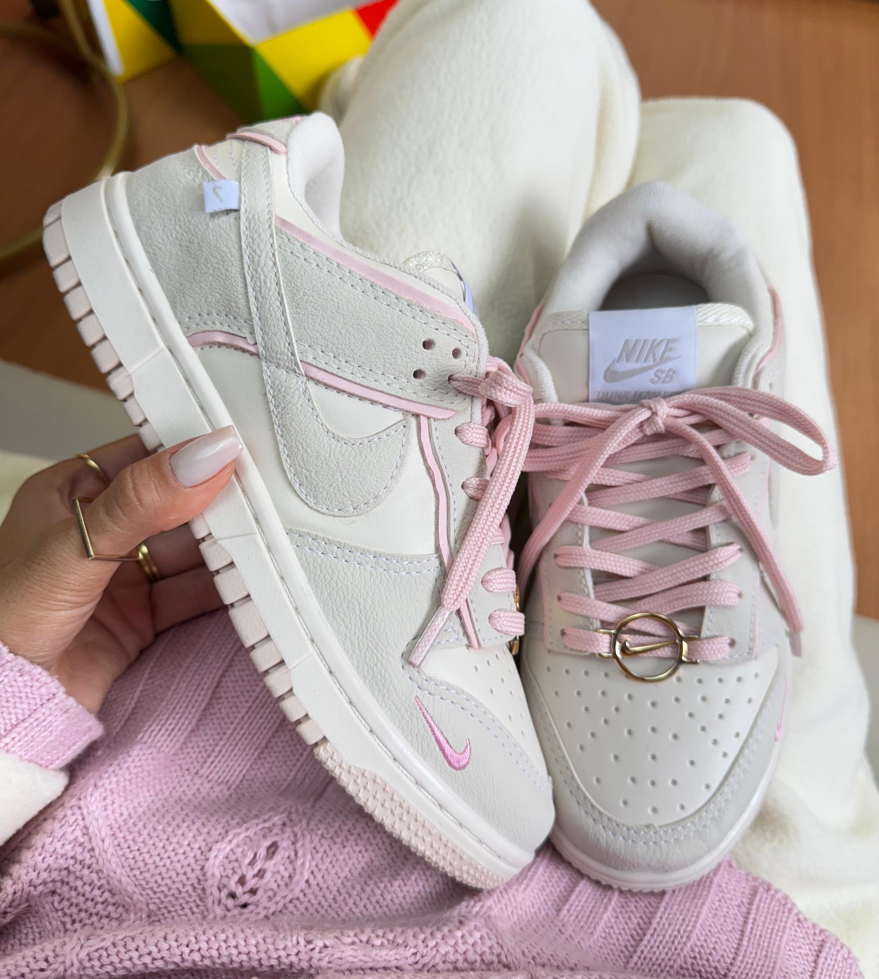 Nike Dunk Low - OFF/Rosa