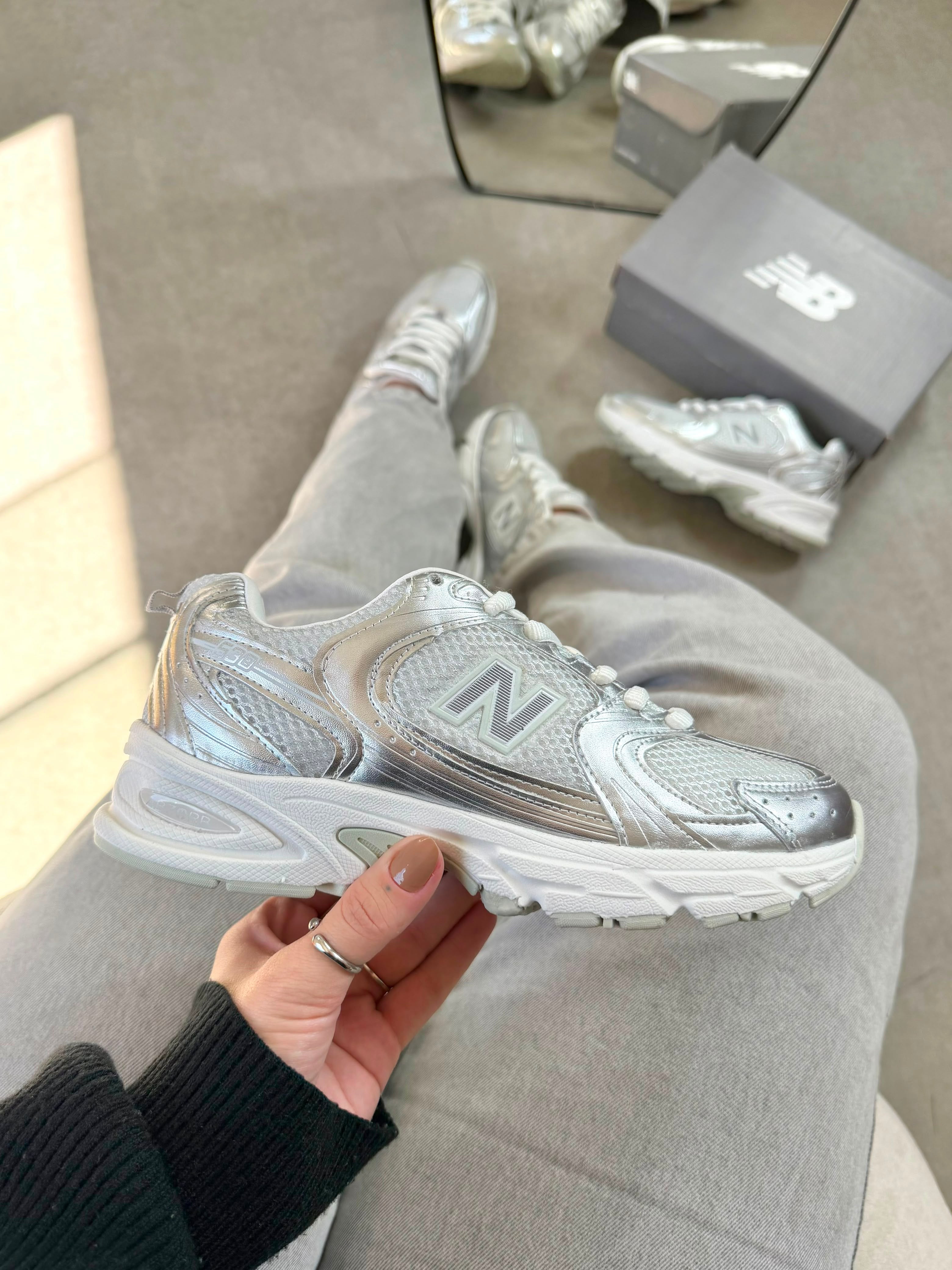 New balance 530 importado - Prata