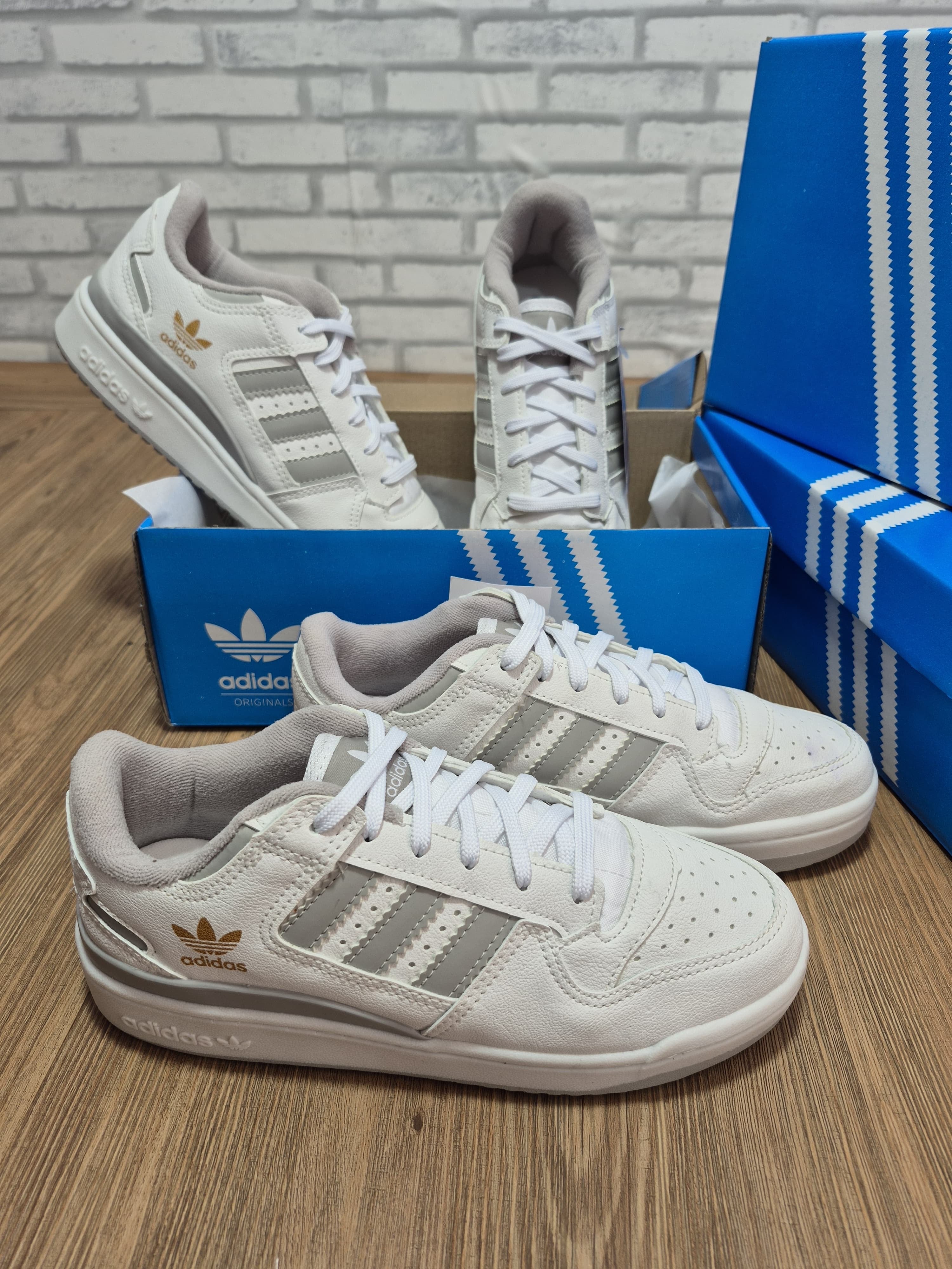 Adidas Fórum Low - Branco/Cinza