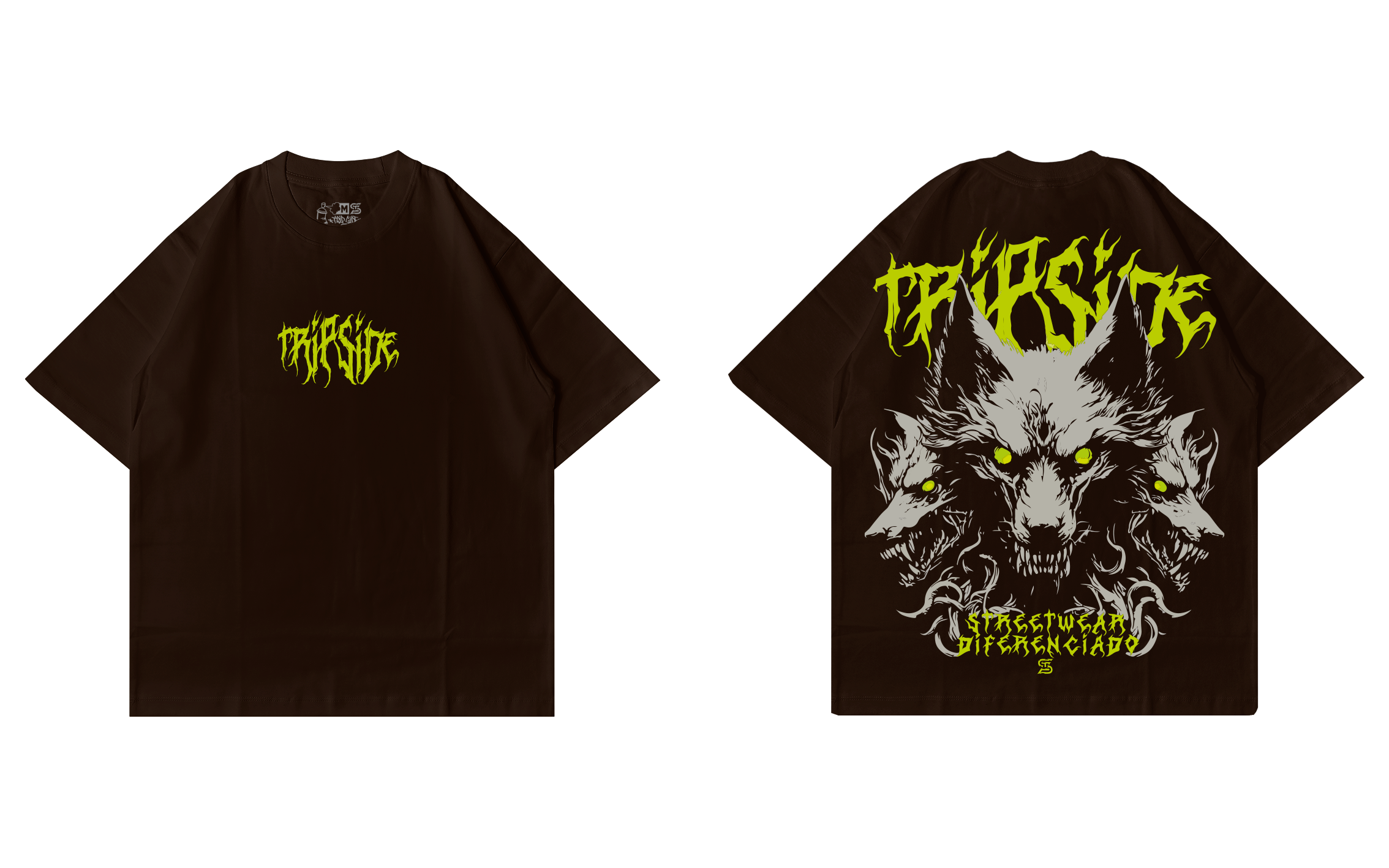 Camiseta Over Trip Side P (Silk)