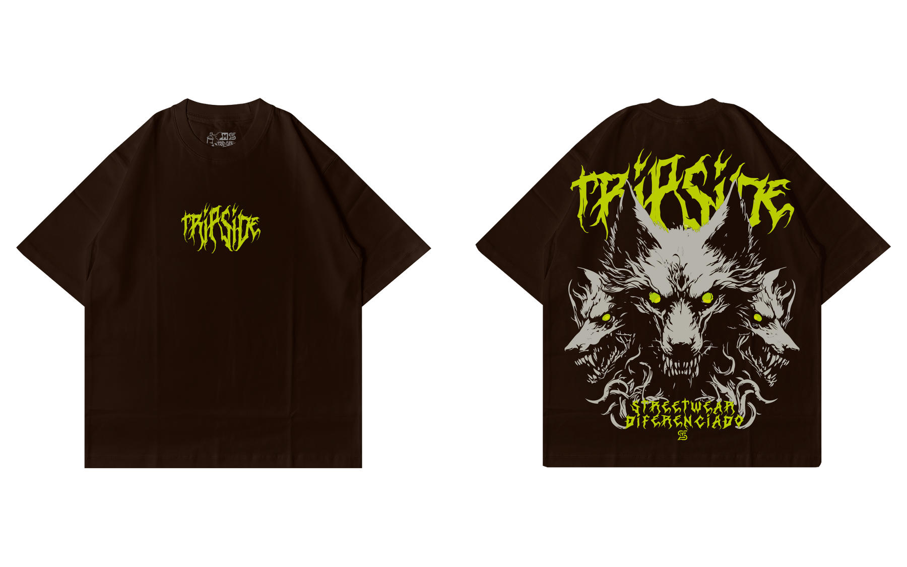 Camiseta Over Trip Side P (Silk)