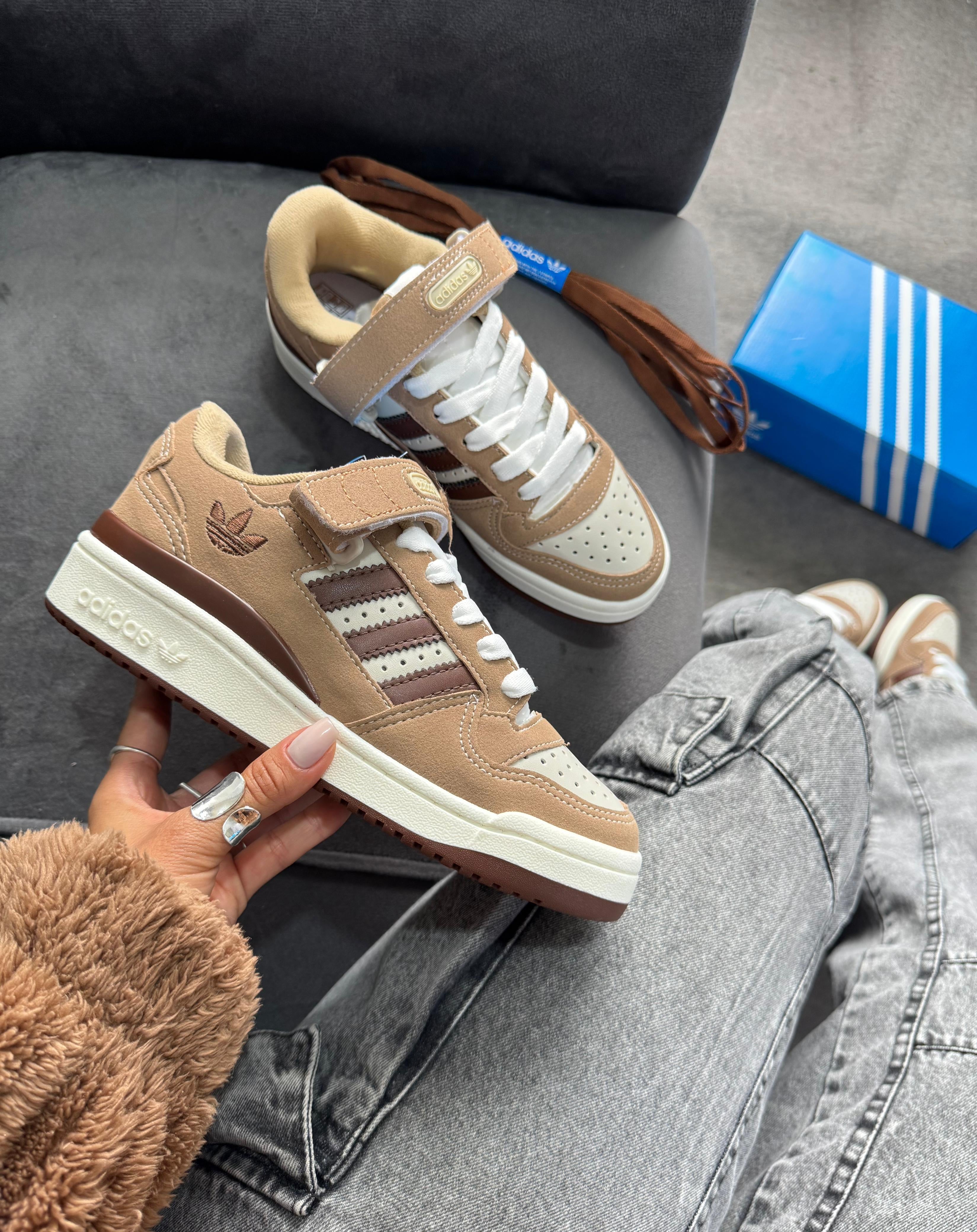 Adidas Fórum Low - Marrom