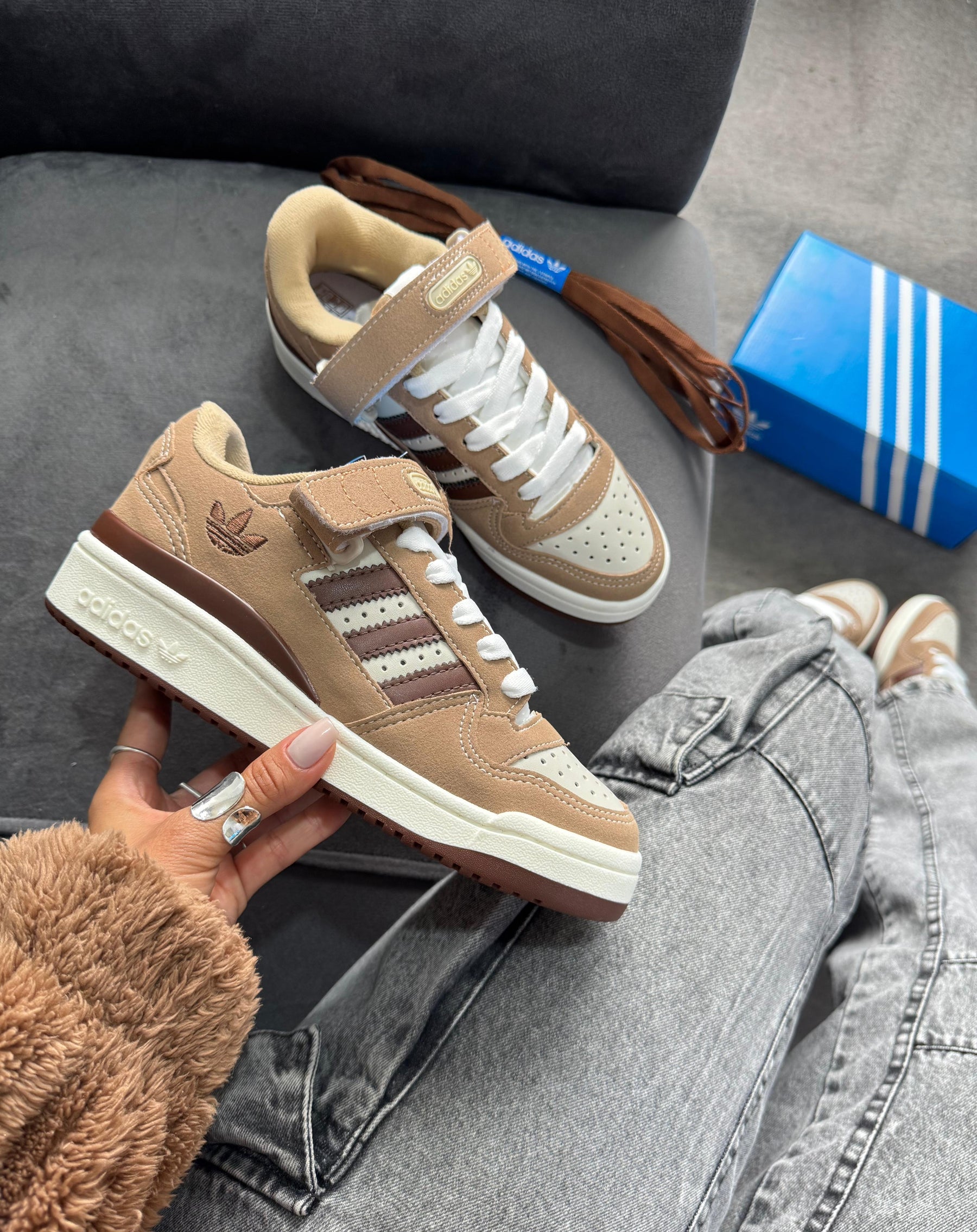 Adidas Fórum Low - Marrom