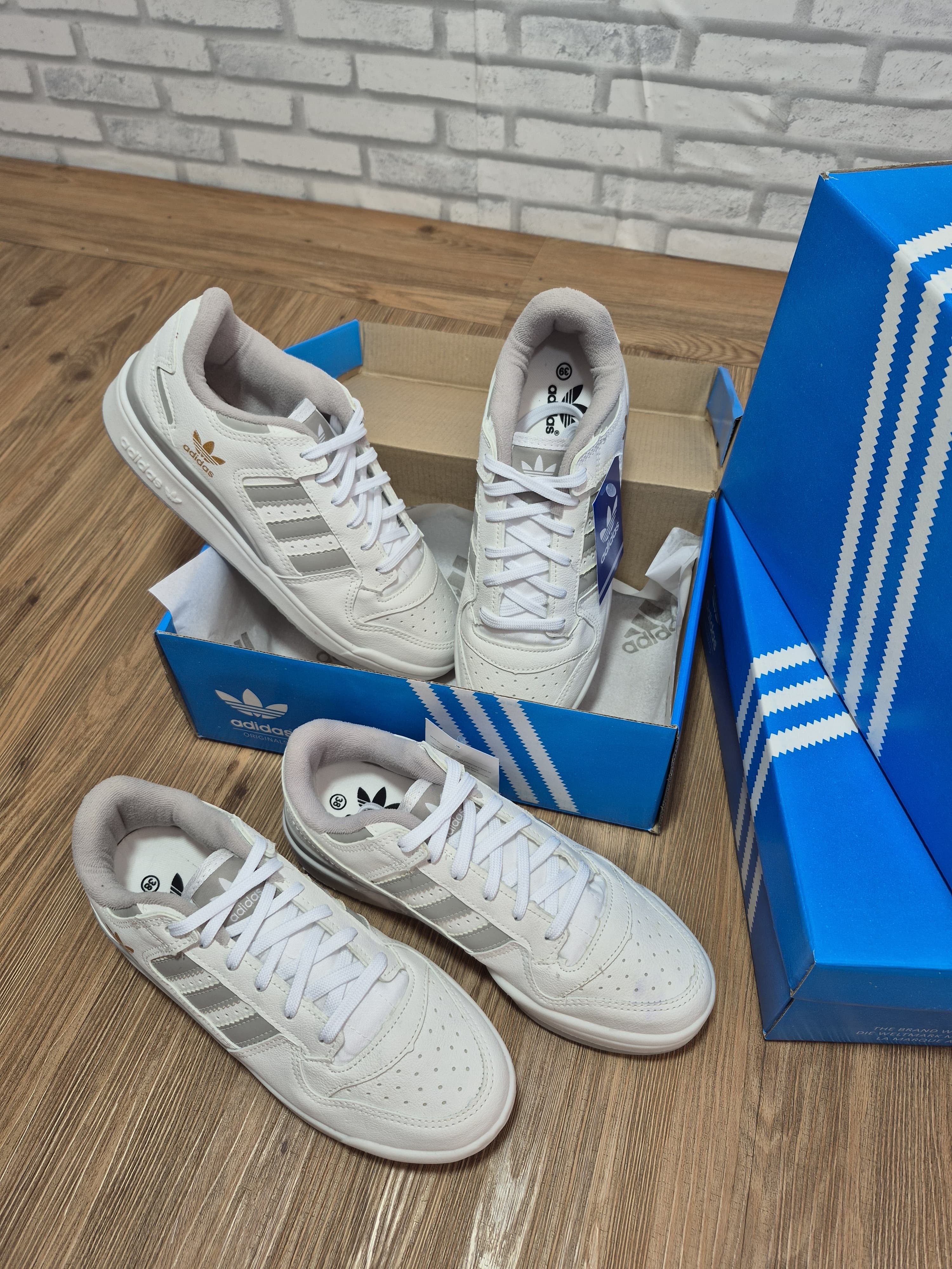 Adidas Fórum Low - Branco/Cinza