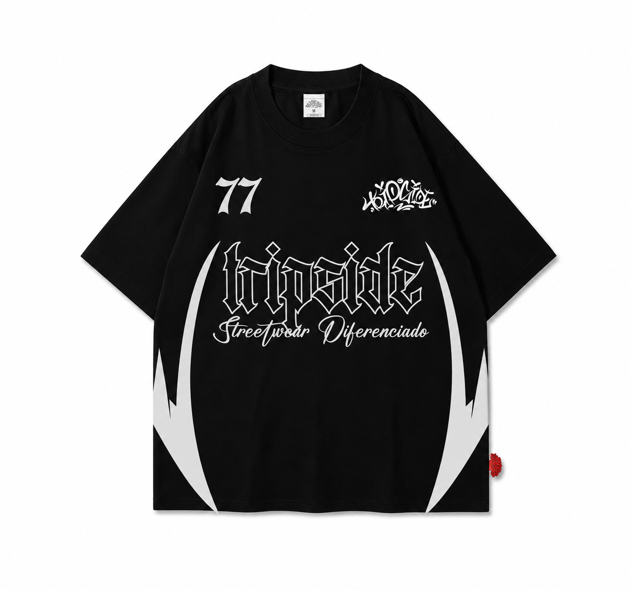 Camiseta Over Trip Side XG (Algodão Pesado)