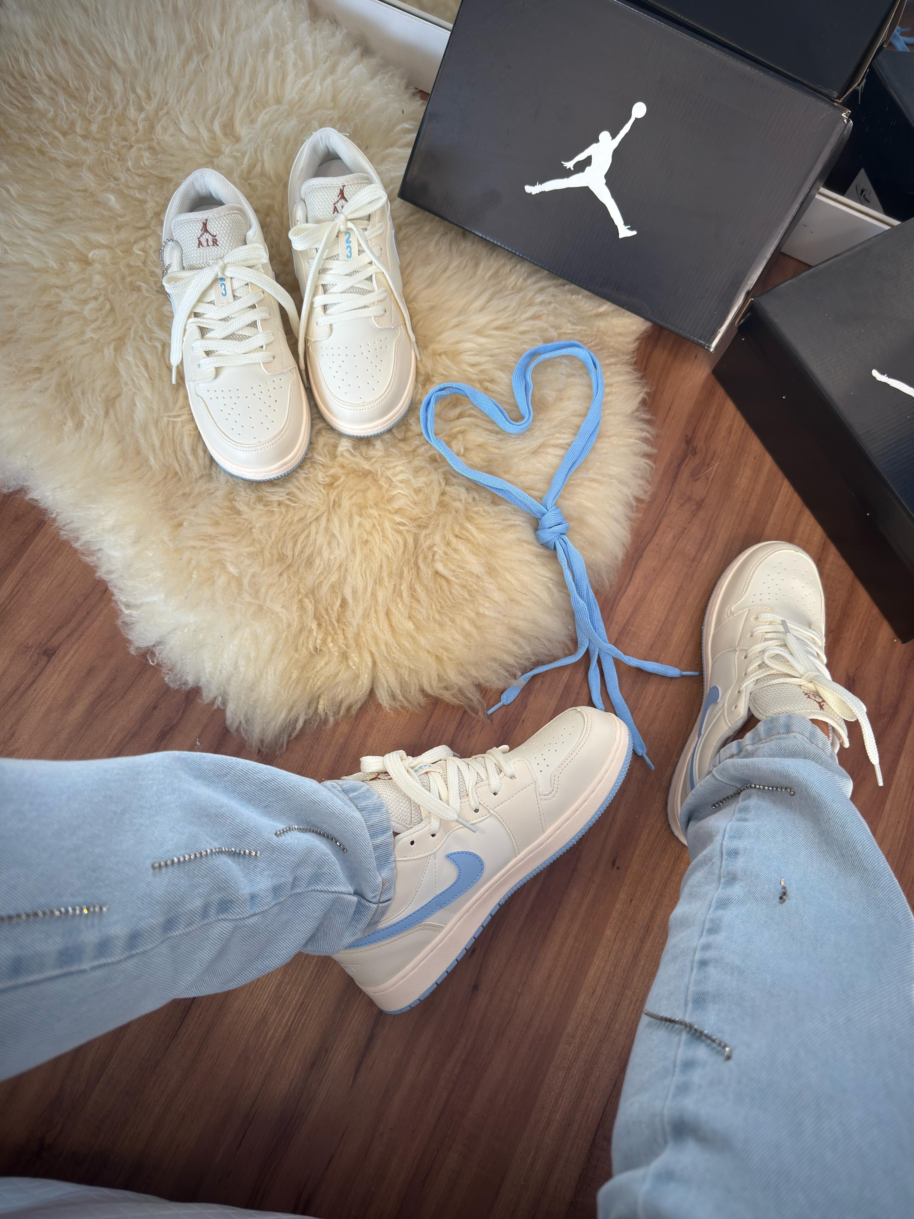 Nike Jordan Low Prime - Mateiga/Azul bebê