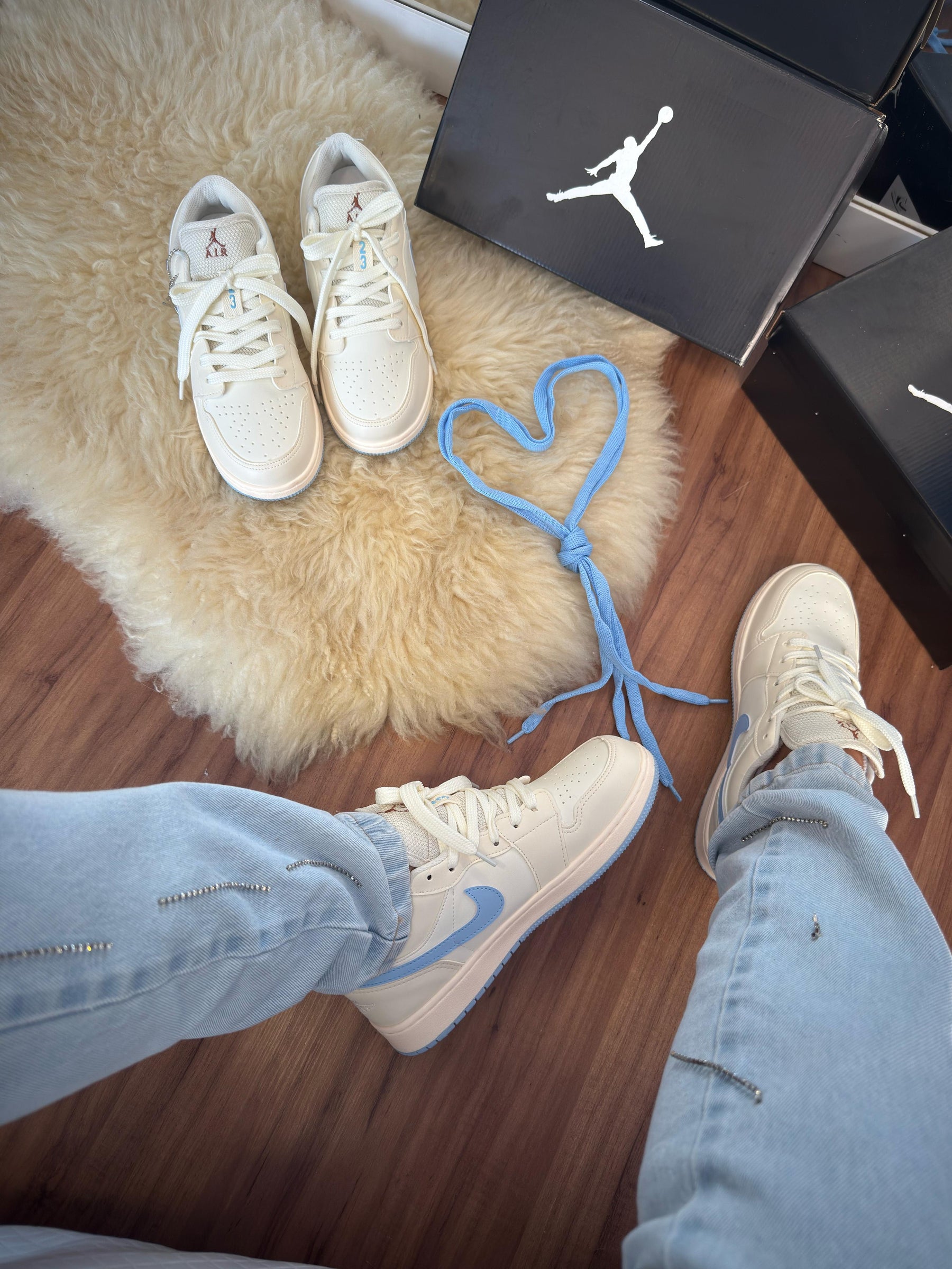 Nike Jordan Low Prime - Mateiga/Azul bebê