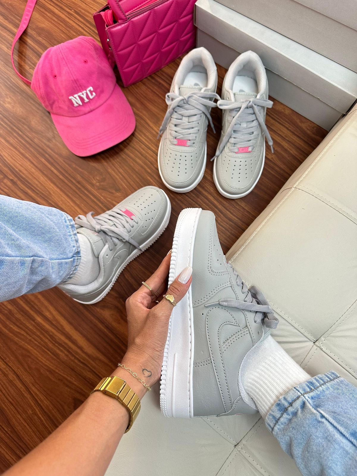 Nike Air Force - Cinza