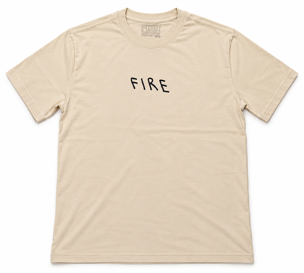 Camisa Fire Apparel - Bege
