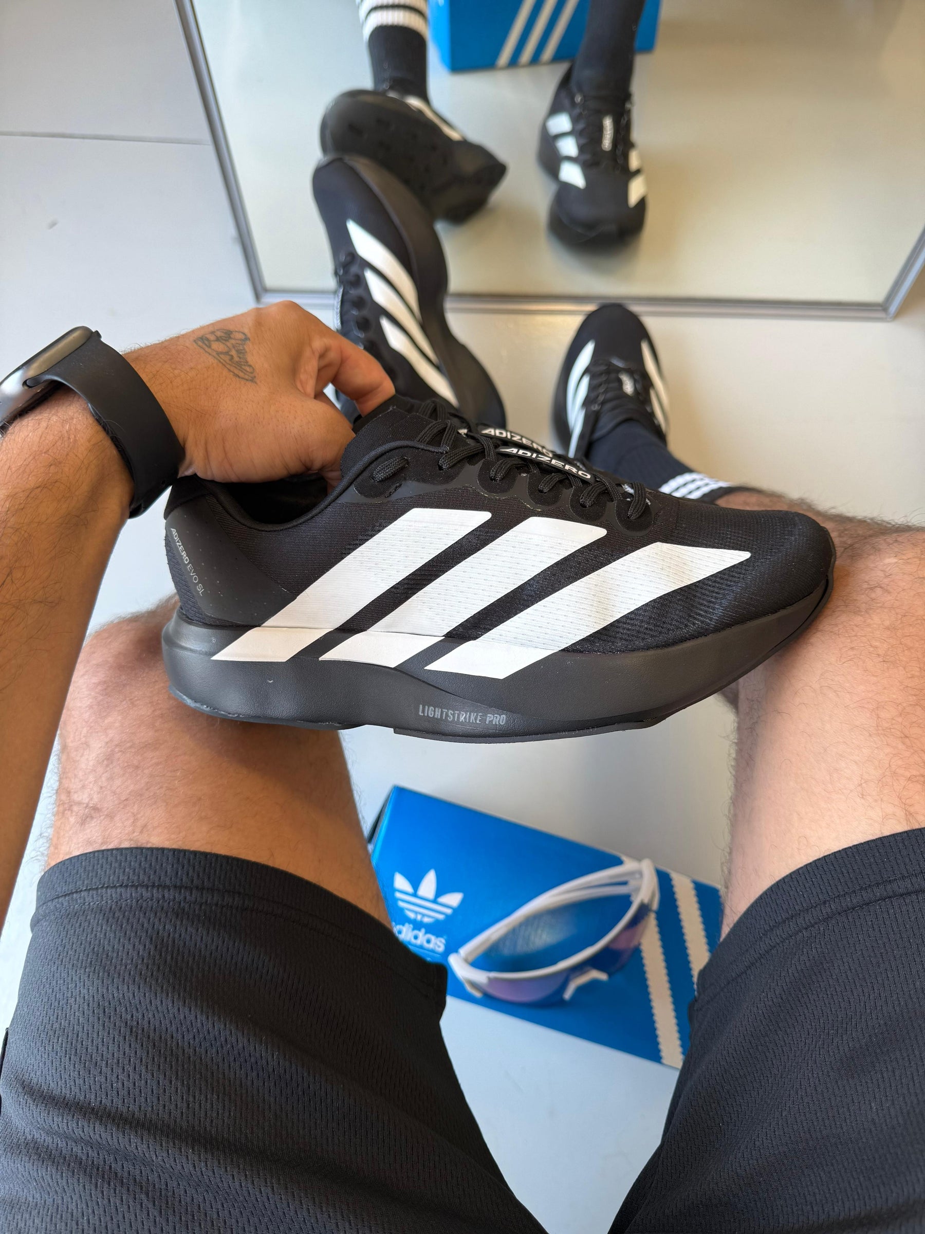 Adidas Adizero Evo - Preto/branco
