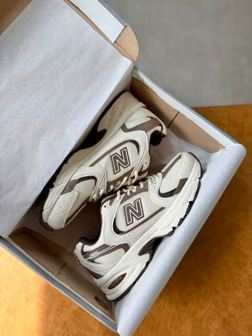 New balance 530 importado - Marrom