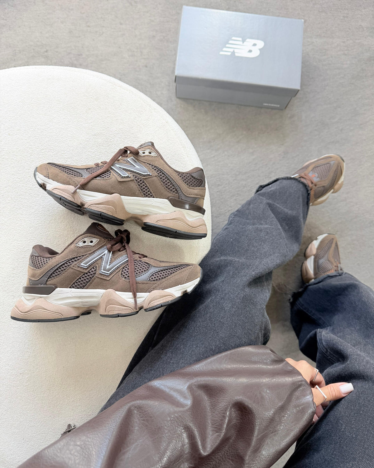 New Balance 9060 Nacional - Marrom