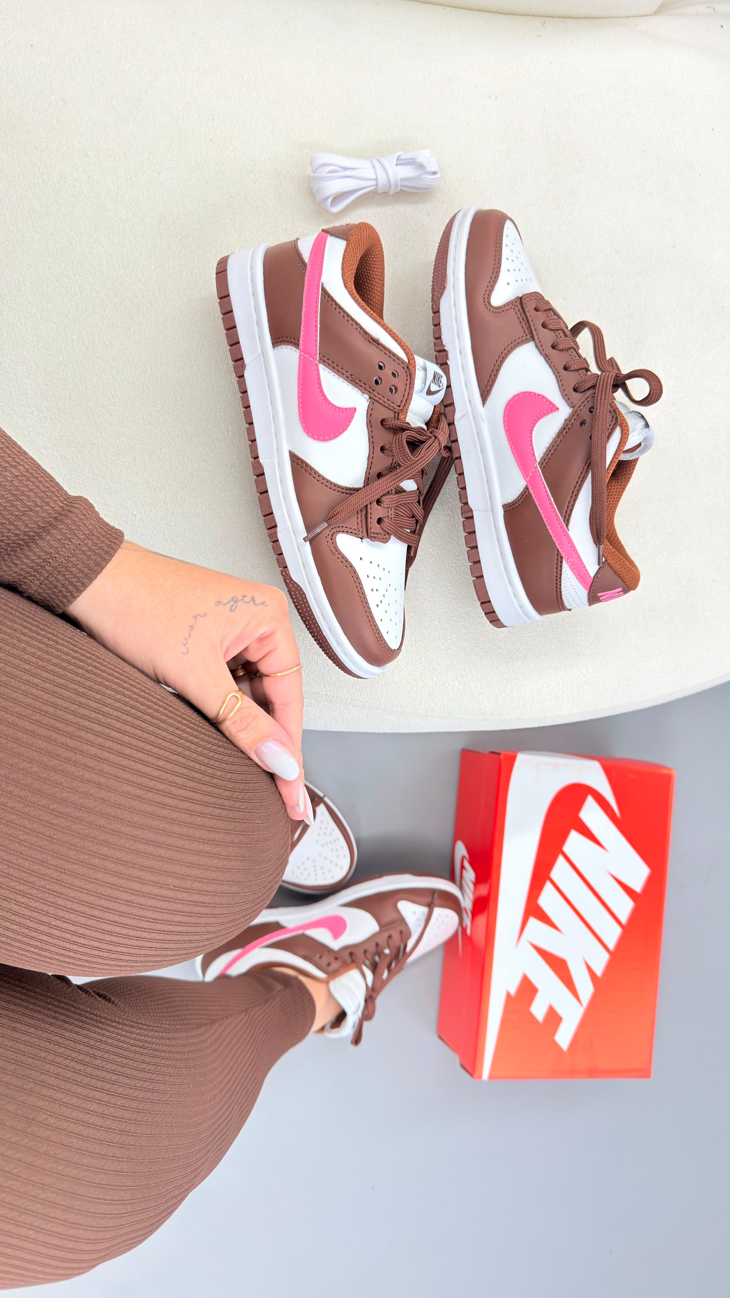 Nike Dunk Low - Pink/Marrom