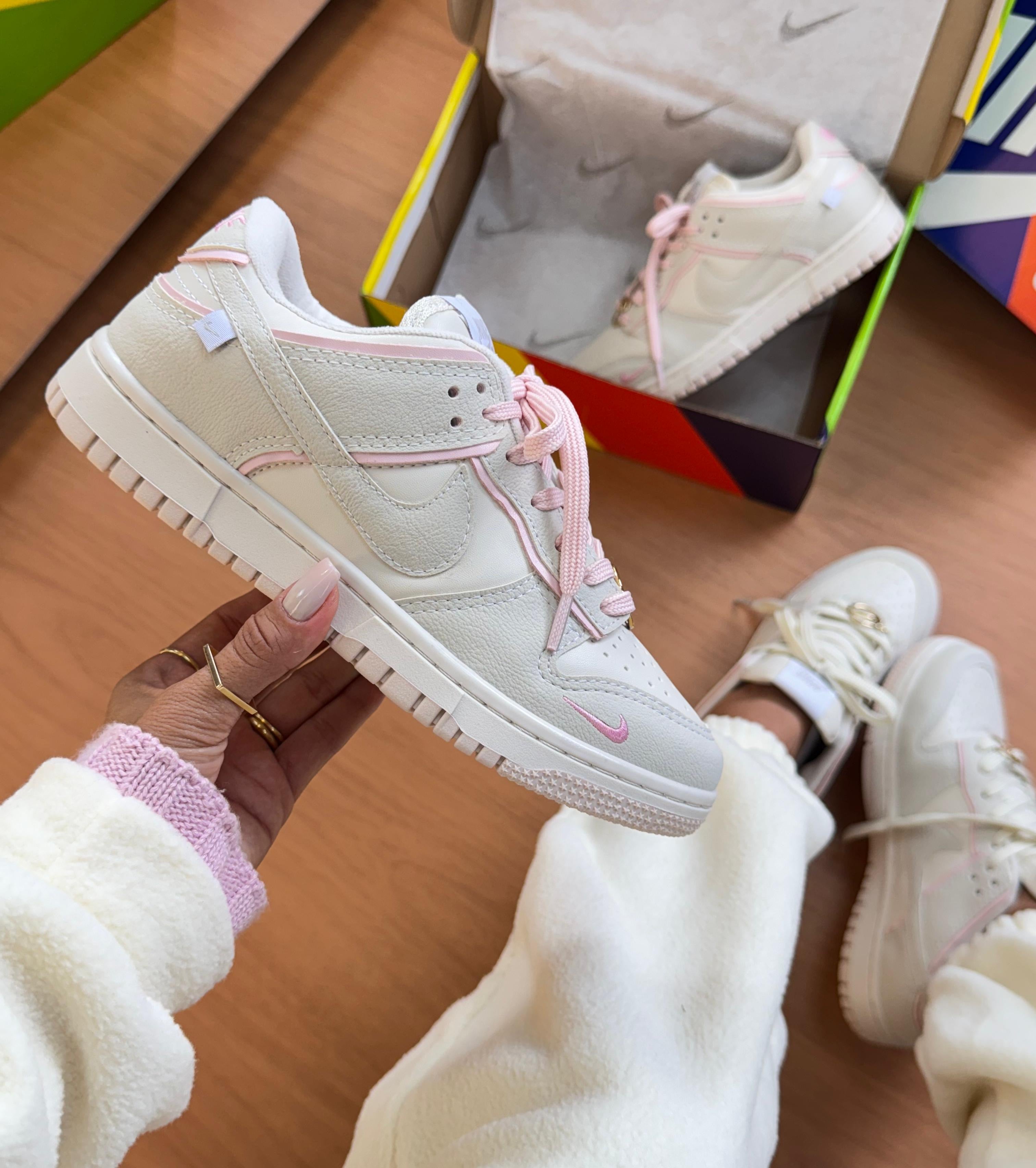 Nike Dunk Low - OFF/Rosa