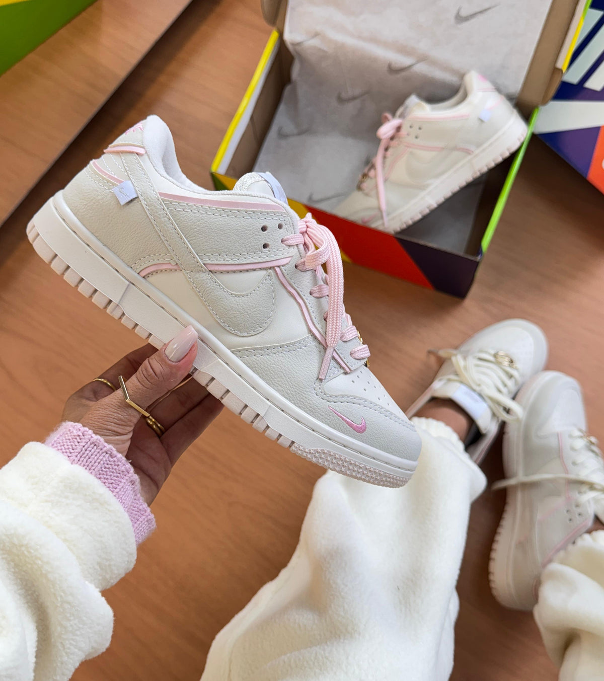 Nike Dunk Low - OFF/Rosa