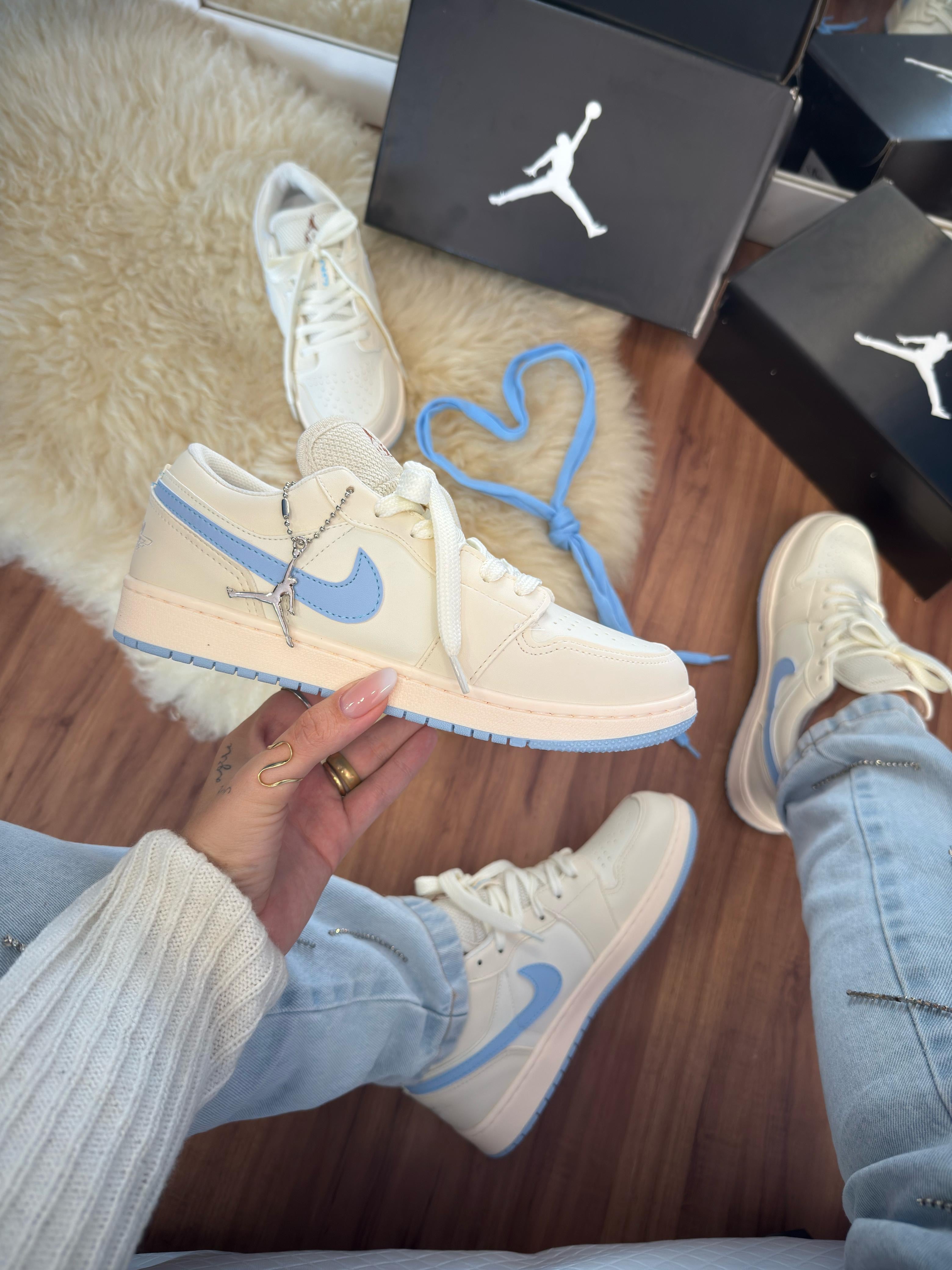 Nike Jordan Low Prime - Mateiga/Azul bebê