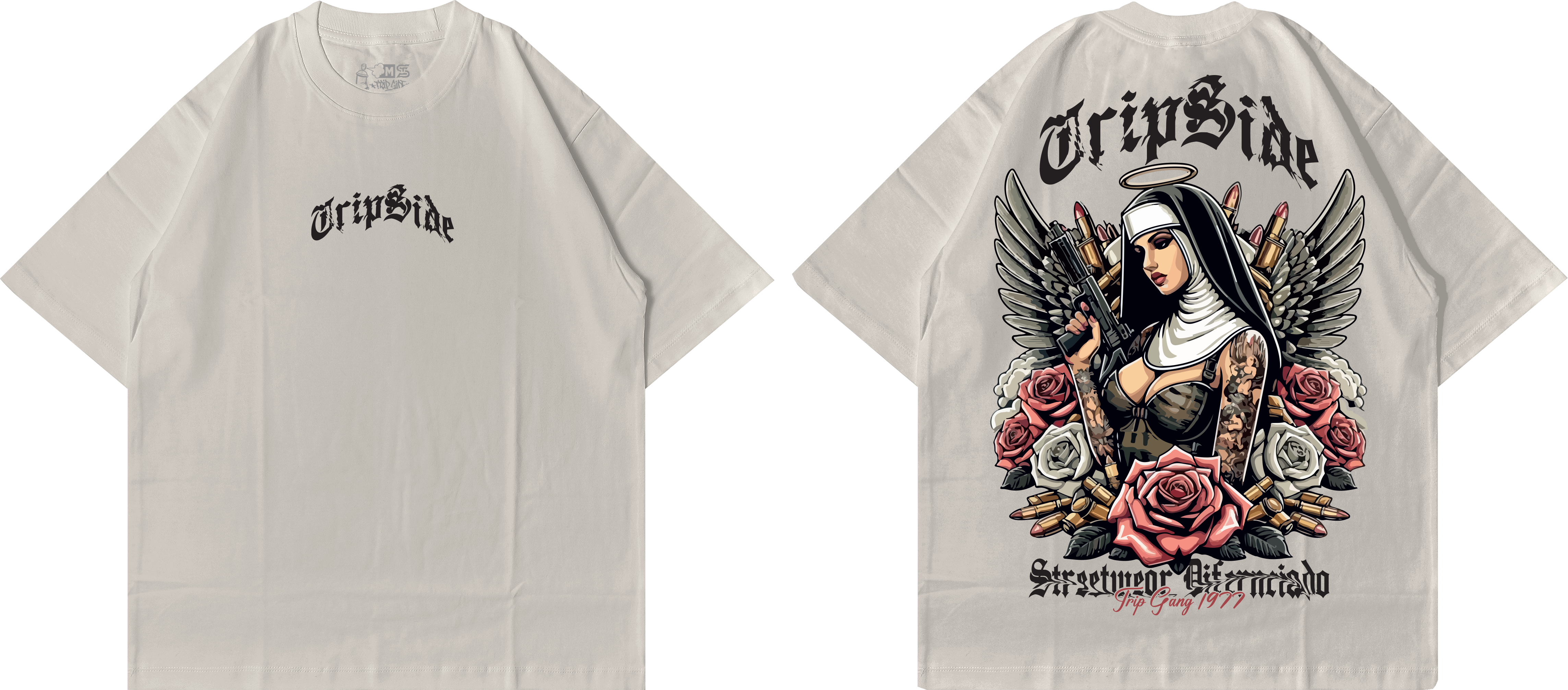 Camiseta Over GG Trip Side (Silk)