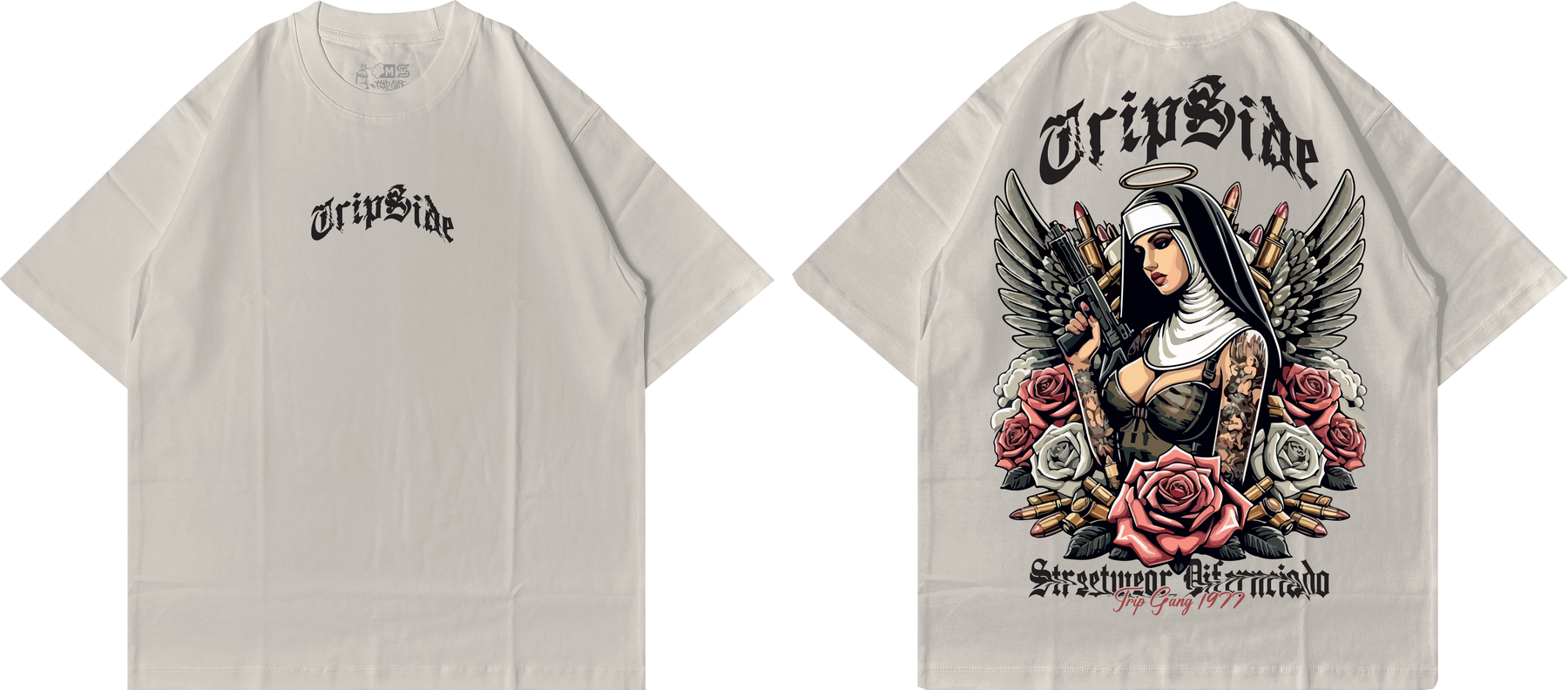 Camiseta Over GG Trip Side (Silk)