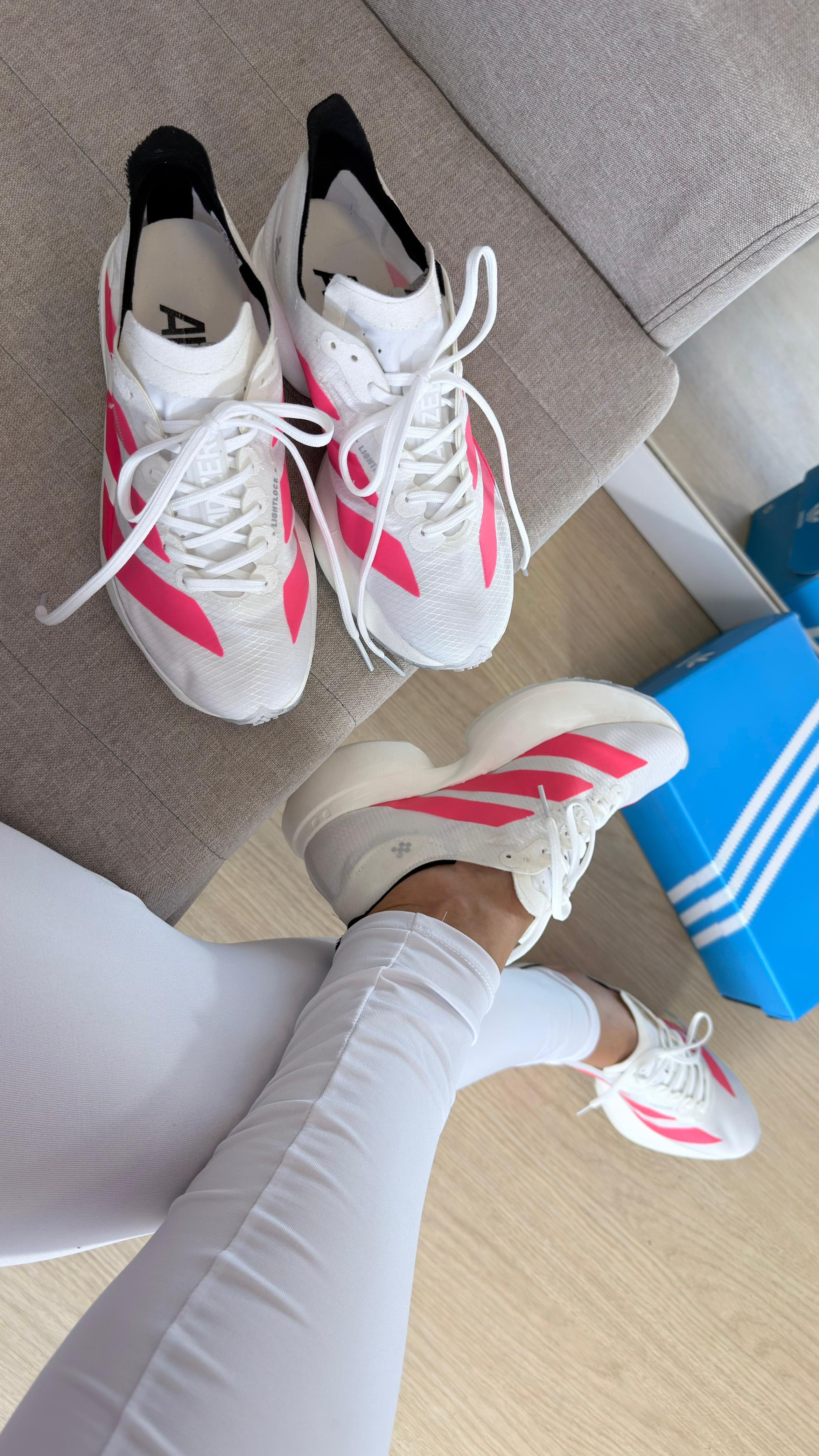 Adidas Adizero Evo - Branco/rosa