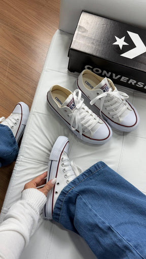 All star lona Branco