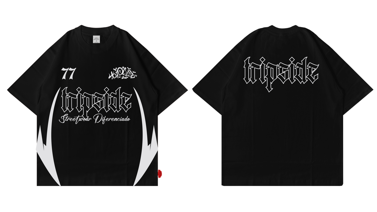 Camiseta Over Trip Side XG (Algodão Pesado)