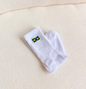 Meias cano alto - Brasil