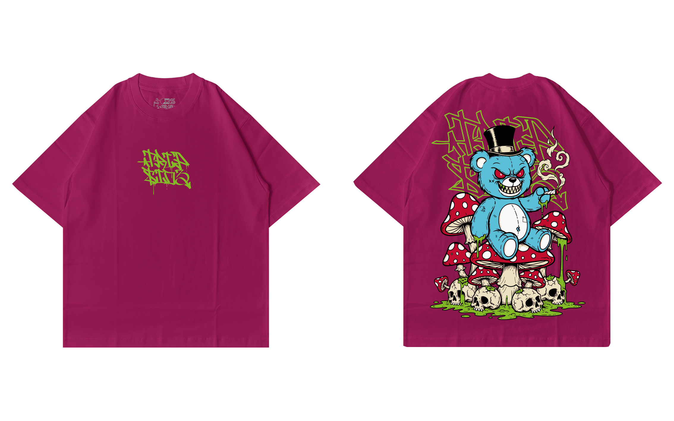 Camiseta Over Trip Side M (Silk)