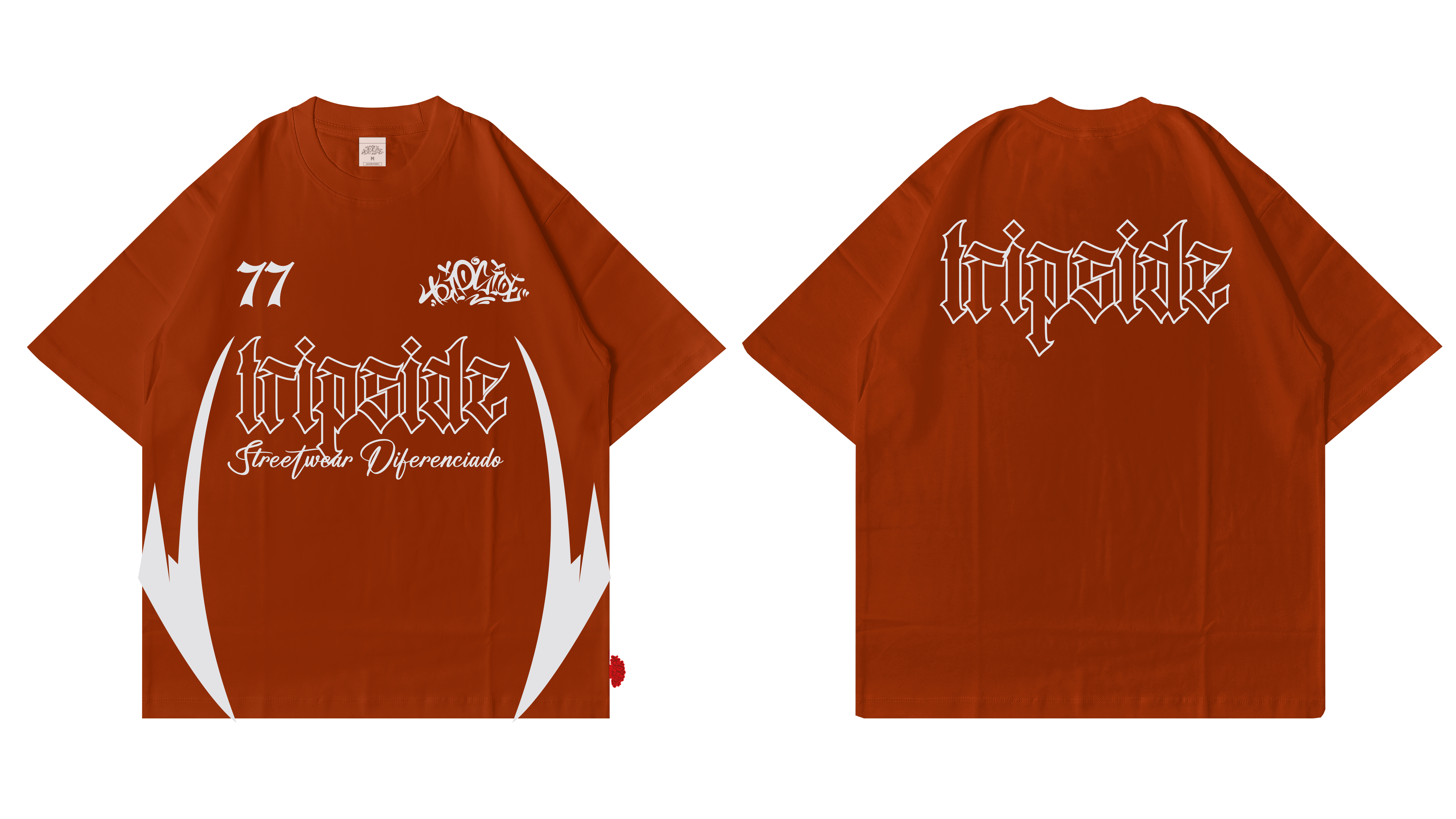 Camiseta Over Trip Side GG (Algodão pesado)