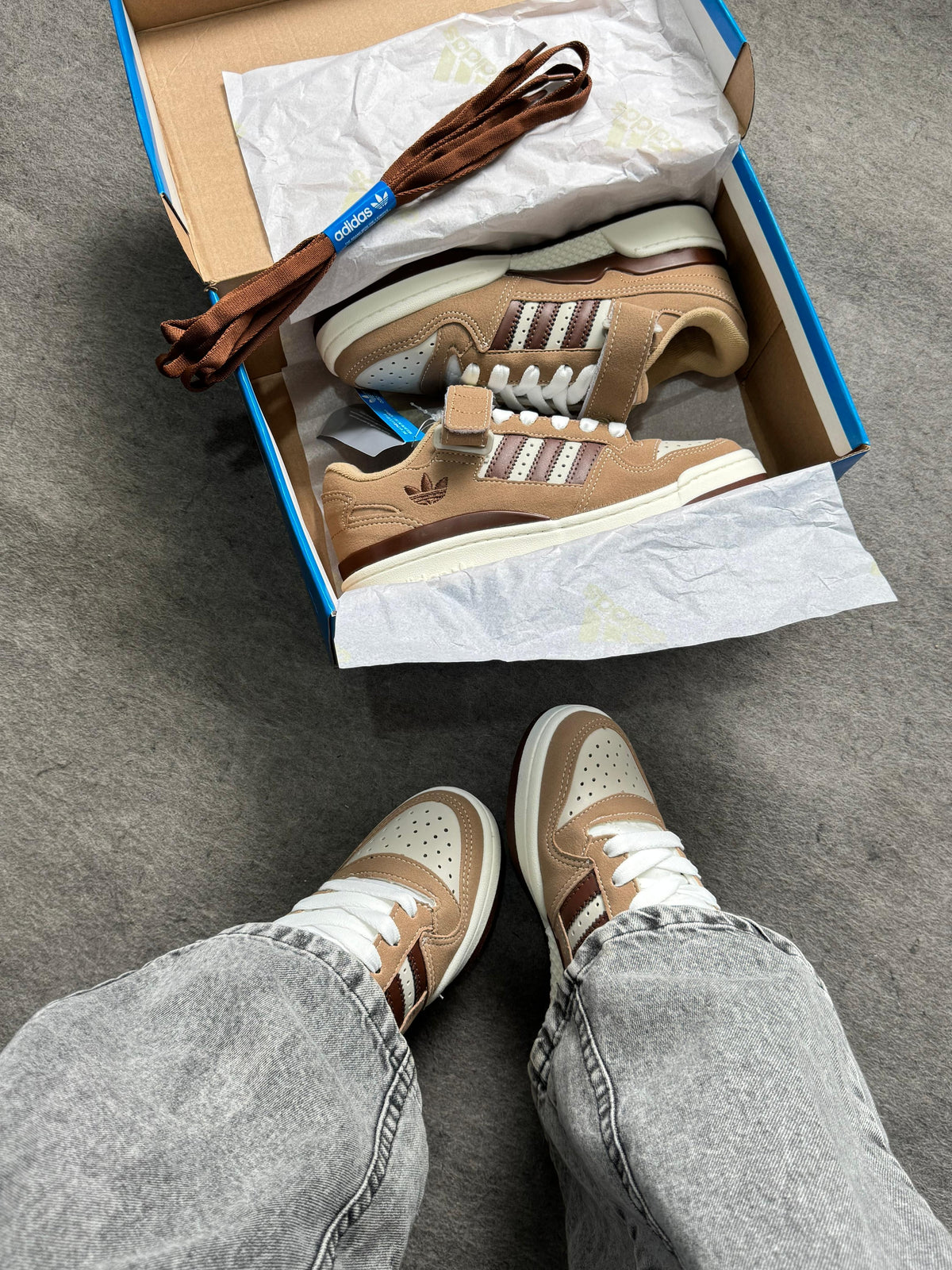 Adidas Fórum Low - Marrom