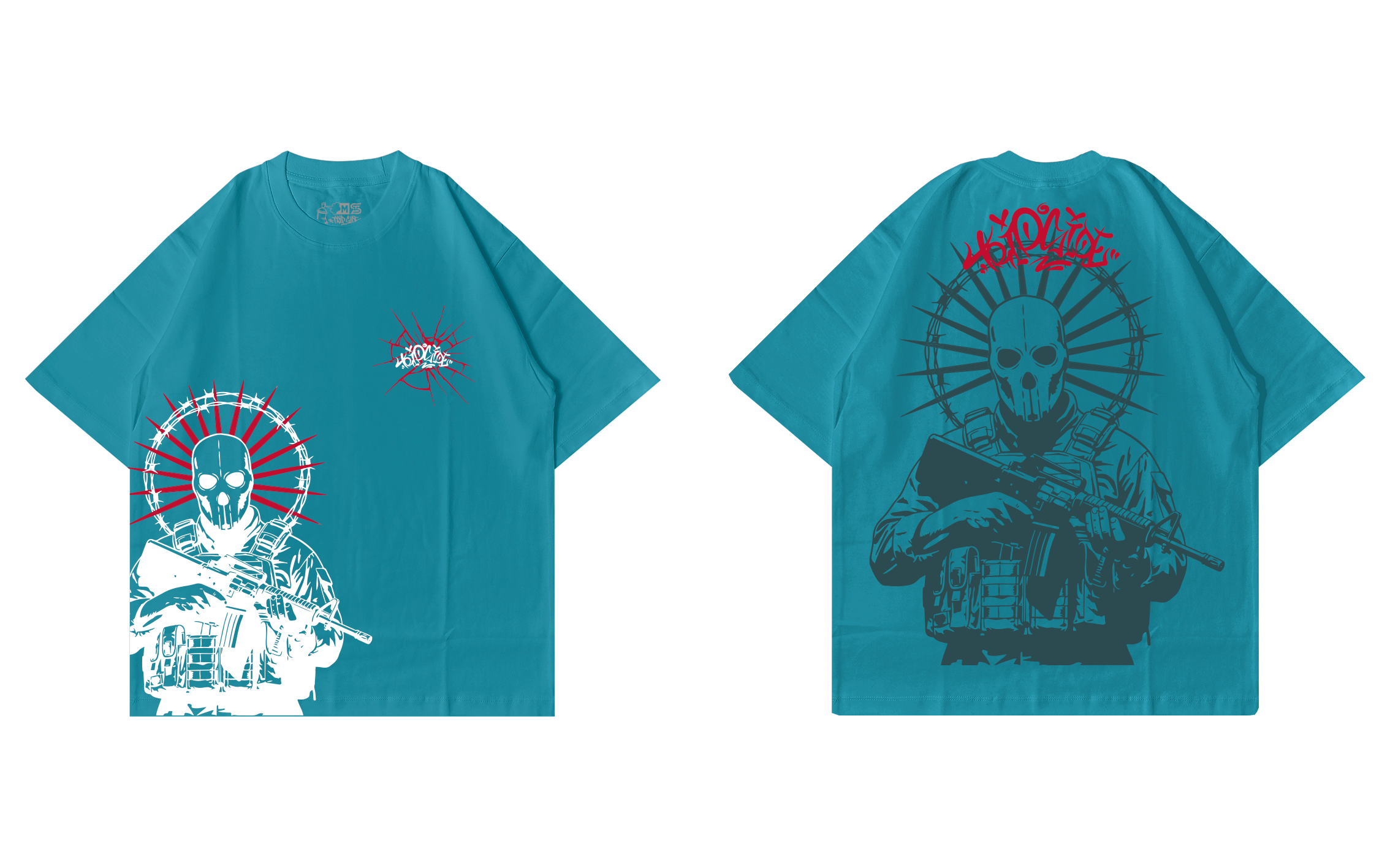 Camiseta Over Trip Side GG (Silk)