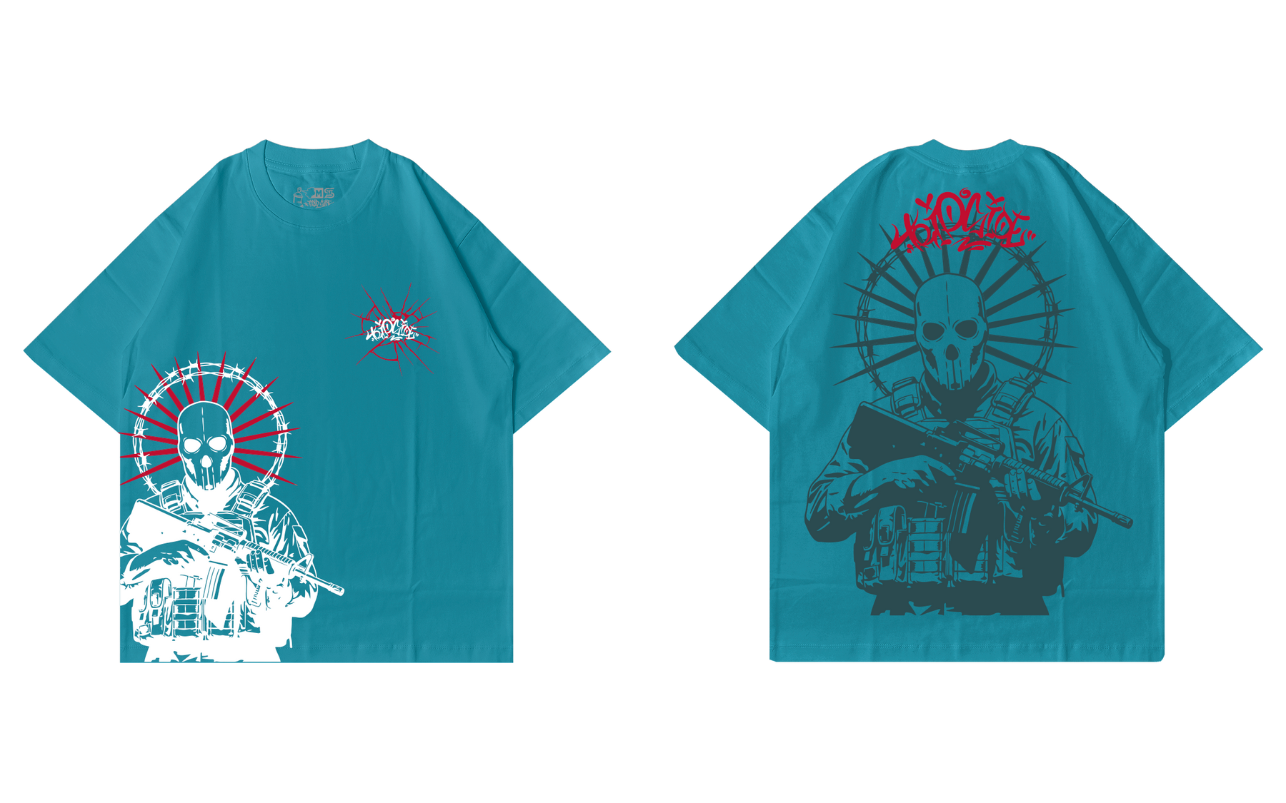 Camiseta Over Trip Side GG (Silk)