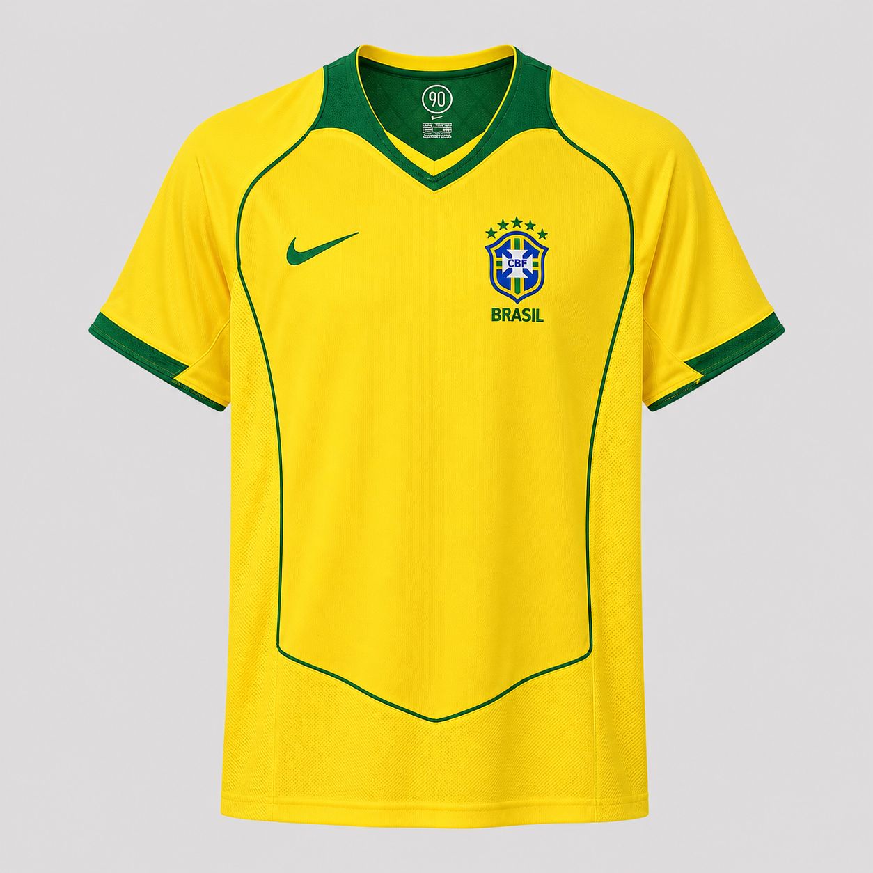 Camisa Retrô Brasil Masculina Tailandesa - 04/05