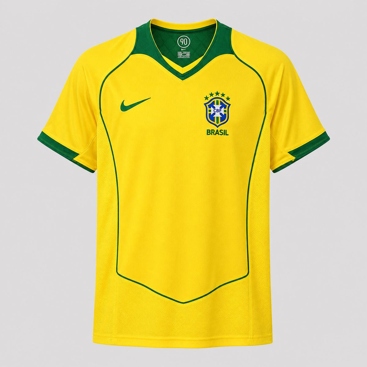 Camisa Retrô Brasil Masculina Tailandesa - 04/05